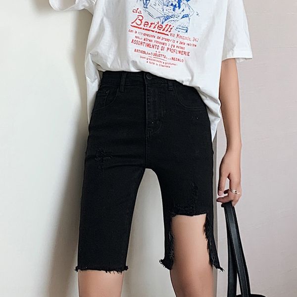 cdgfj suitable for pants with thick legs 2020 spring shorts pear-shaped figure wear black large size five-point jeans and jeansshorts and je, Blue
cdgfj suitable for pants with thick legs 2020 spring shorts pear-shaped figure wear black large size five-point jeans and jeansshorts and je, Blue