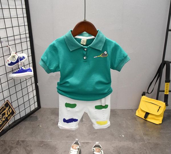 new summer baby boys fashion suit children's casual slapel t-shirt + shorts cotton 2pcs sets children's clothing, White
new summer baby boys fashion suit children's casual slapel t-shirt + shorts cotton 2pcs sets children's clothing, White