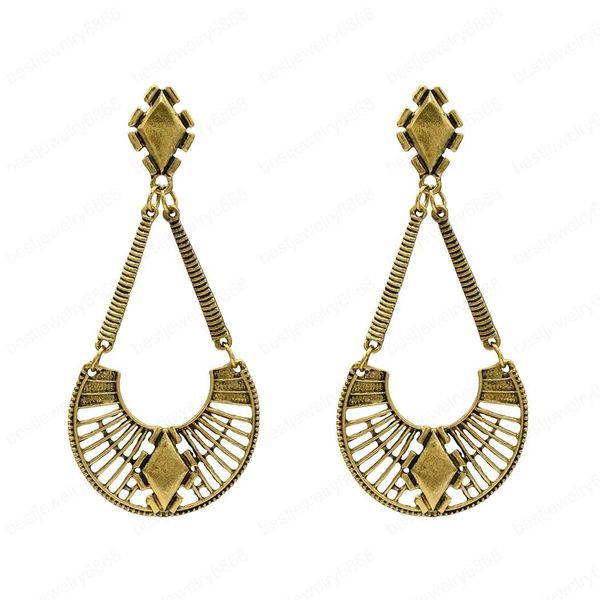2 colors fashion vintage silver gold metal geometric drop earrings for women boho party jewelry gift
2 colors fashion vintage silver gold metal geometric drop earrings for women boho party jewelry gift