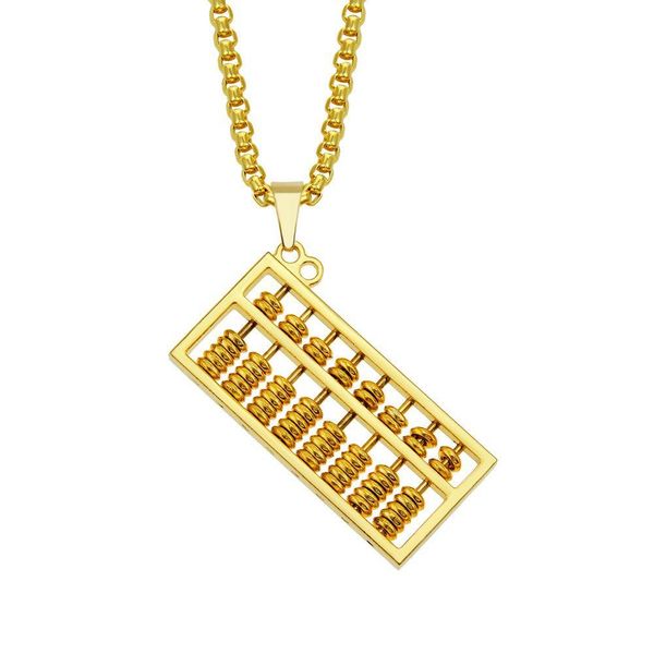 2020 three-dimensional red model live broadcast small red book 3d golden abacus pendant necklace personalized fashion jewelry, Black
2020 three-dimensional red model live broadcast small red book 3d golden abacus pendant necklace personalized fashion jewelry, Black
