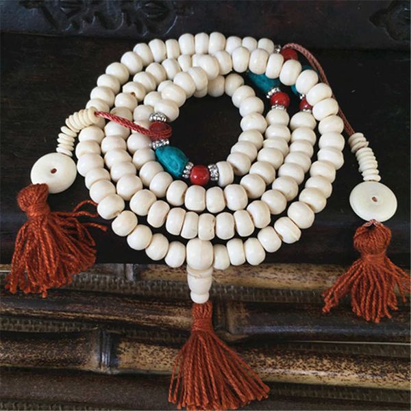 tibetan white yak bone prayer meditation mala 8mm tibet buddhist amulet bracelet for man bro848, Silver
tibetan white yak bone prayer meditation mala 8mm tibet buddhist amulet bracelet for man bro848, Silver