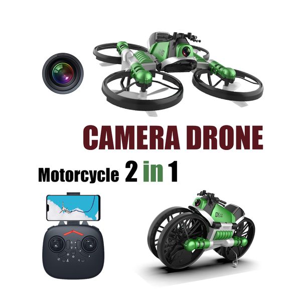 2.4g rc quadcopter drone with camera 2in1 motorcycle folding remote control dron deformation quadrocopter helicopter toy for kid
2.4g rc quadcopter drone with camera 2in1 motorcycle folding remote control dron deformation quadrocopter helicopter toy for kid