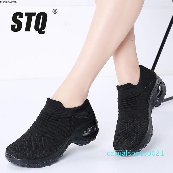 platform stq 2019 for autumn flats sneakers women creepers mesh sock tennis outdoor walking shoes 1839 ly191129 c21, Black
platform stq 2019 for autumn flats sneakers women creepers mesh sock tennis outdoor walking shoes 1839 ly191129 c21, Black