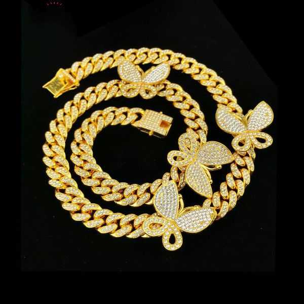 mens iced out chain hip hop butterfly jewelry necklace bracelets rose gold silver miami cuban link chains necklace, Black
mens iced out chain hip hop butterfly jewelry necklace bracelets rose gold silver miami cuban link chains necklace, Black