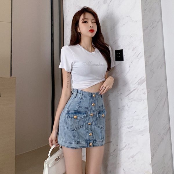 short skirt 2020 new fashion temperament summer small high waist thin jeans skirt women's wear, Black
short skirt 2020 new fashion temperament summer small high waist thin jeans skirt women's wear, Black