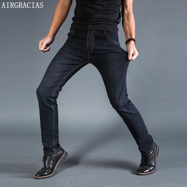airgracias men jeans elastic classic straight long trousers pants cotton denim jeans men spring new fashion jean black/blue
airgracias men jeans elastic classic straight long trousers pants cotton denim jeans men spring new fashion jean black/blue