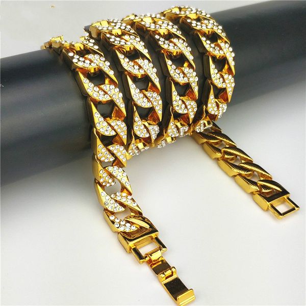 men iced out chains necklace hip hop jewelry gold silver diamond miami cuban link chains necklace high polished cuban link necklace men punk, Black
men iced out chains necklace hip hop jewelry gold silver diamond miami cuban link chains necklace high polished cuban link necklace men punk, Black