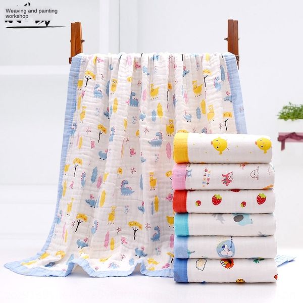 mhtrj pure cotton high-density six-layer wide-brimmed gauze children's quilt bath colorful edge covered bubble gauze bath towel newborn
mhtrj pure cotton high-density six-layer wide-brimmed gauze children's quilt bath colorful edge covered bubble gauze bath towel newborn