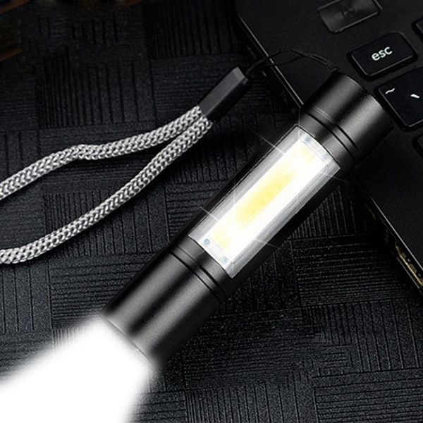 flashlights torches usb rechargeable 3 lighting mode cob xpe led mini waterproof portable lamp used for camping cycling work
flashlights torches usb rechargeable 3 lighting mode cob xpe led mini waterproof portable lamp used for camping cycling work