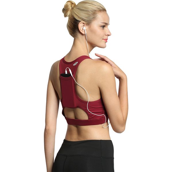 gym clothing nclagen summer sports bra with pockets running high impact support crop women underwear push up brassiere sport femme, White;black
gym clothing nclagen summer sports bra with pockets running high impact support crop women underwear push up brassiere sport femme, White;black