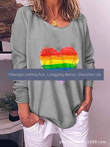 2019 autumn and winter printed rainbow new 2019 autumn and sweater winter printed rainbow sweater new, Black
2019 autumn and winter printed rainbow new 2019 autumn and sweater winter printed rainbow sweater new, Black