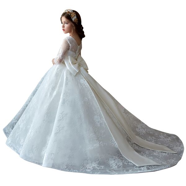 Fashion Lace Dresses with Floral Pattern Girls for Wedding Applique Evening Elegant Dresses with a Floral Pattern for Girls for a We
Fashion Lace Dresses with Floral Pattern Girls for Wedding Applique Evening Elegant Dresses with a Floral Pattern for Girls for a We