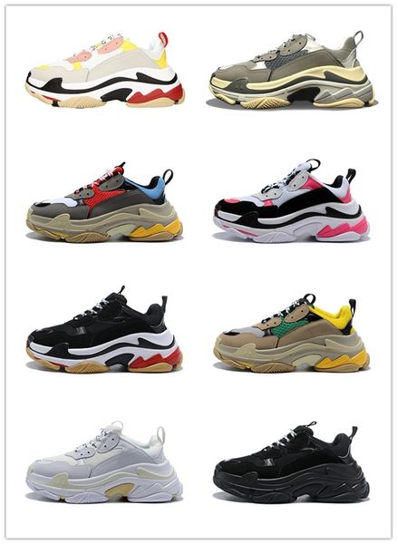 2020 triple s casual shoes black thick-soled flat shoes paris platform old dad tennis height increasing men and women sneakers
2020 triple s casual shoes black thick-soled flat shoes paris platform old dad tennis height increasing men and women sneakers