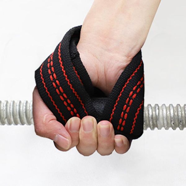 Hand Bar Weight Lifting Grip Glove Straps Figure 8 Padded High Quality