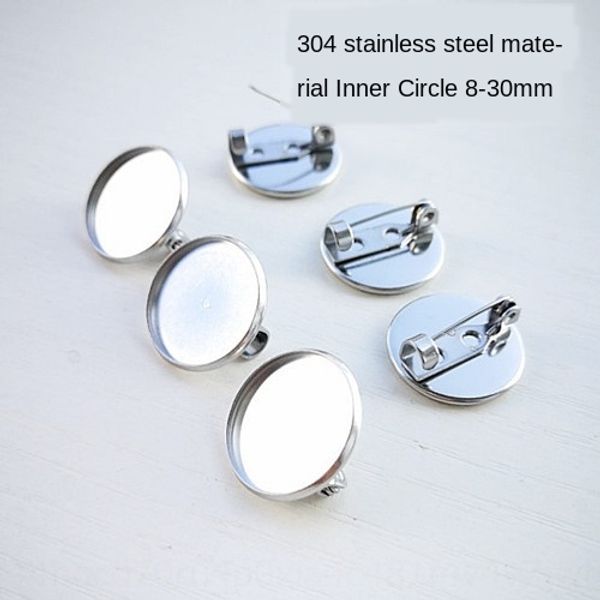 316 stainless steel with base brooch brooch clothes bag diy diy mop accessories mop accessories, Silver
316 stainless steel with base brooch brooch clothes bag diy diy mop accessories mop accessories, Silver