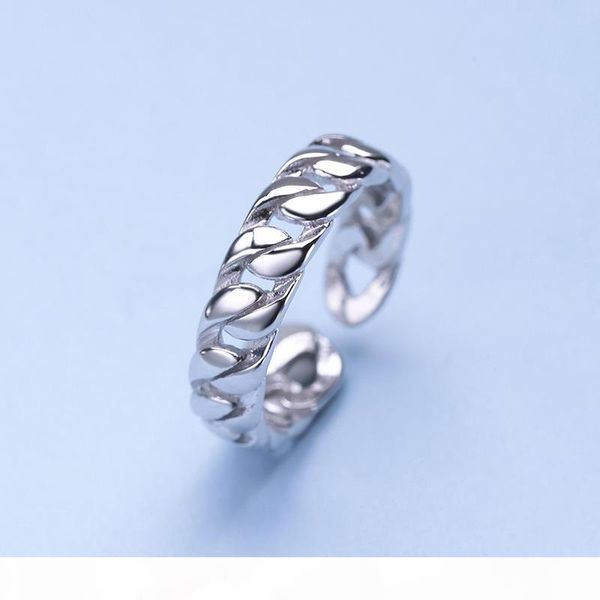 wholesale- 925 sterling silver ring for women chain shape open rings for female wedding party jewelry accessories
wholesale- 925 sterling silver ring for women chain shape open rings for female wedding party jewelry accessories