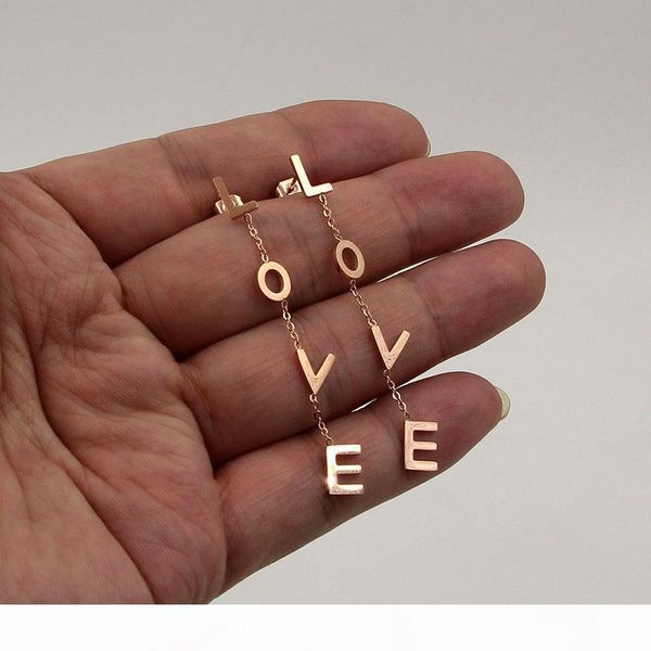a love earrings new korean fashion love letters mosaic rose gold earrings japan and south korea girls titanium steel earrings, Golden;silver
a love earrings new korean fashion love letters mosaic rose gold earrings japan and south korea girls titanium steel earrings, Golden;silver