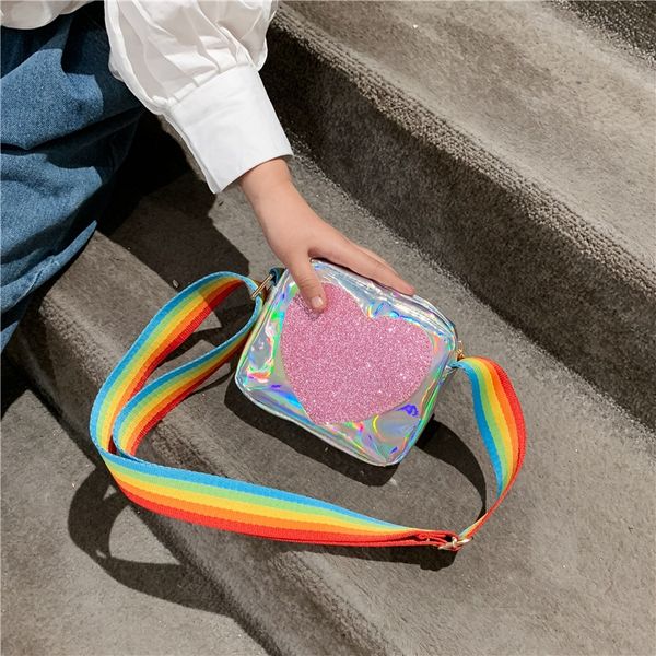 korean children's small female small bag satchel satchel 2019 new heart laser bright face baby shoulder messenger bag fashion
korean children's small female small bag satchel satchel 2019 new heart laser bright face baby shoulder messenger bag fashion