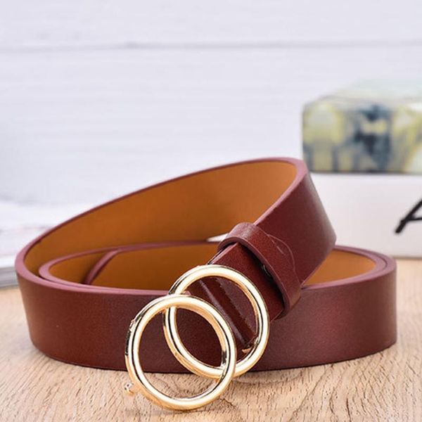 105cm women wild strap belts casual solid double ring circle buckle girl belt jeans dress pu leather waistband new, Black;brown
105cm women wild strap belts casual solid double ring circle buckle girl belt jeans dress pu leather waistband new, Black;brown