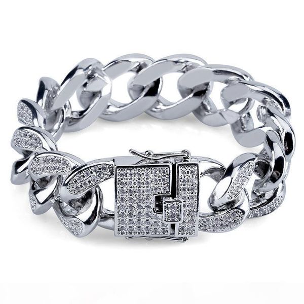 mens bracelets luxury designer bangles gold iced out miami cuban link chain bracelet hip hop jewelry cubic zircon diamond wedding love gift, Golden;silver
mens bracelets luxury designer bangles gold iced out miami cuban link chain bracelet hip hop jewelry cubic zircon diamond wedding love gift, Golden;silver