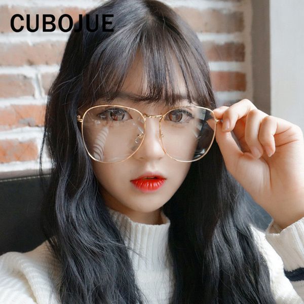cubojue oversized glasses women men vintage nerd eyeglasses frame man steampunk eyeglass with clear lens big retro spectacles, Black
cubojue oversized glasses women men vintage nerd eyeglasses frame man steampunk eyeglass with clear lens big retro spectacles, Black