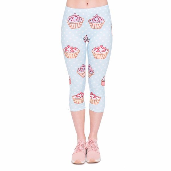 summer women capri leggings cake printing mid calf 3 4 trousers movement leggins capri pants, Black
summer women capri leggings cake printing mid calf 3 4 trousers movement leggins capri pants, Black