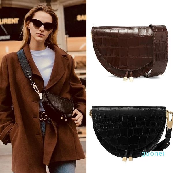quality alligator leather saddle bag women luxury shoulder bags small round handbag spring and summer crossbody messenger bags
quality alligator leather saddle bag women luxury shoulder bags small round handbag spring and summer crossbody messenger bags