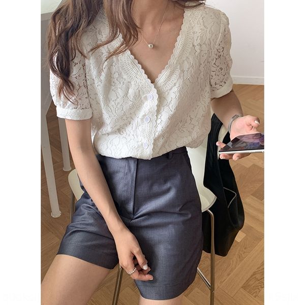 bubble sleeve lace lace blouse for women laceembroidered lace2020 new french v-neck embroidered sense niche, White
bubble sleeve lace lace blouse for women laceembroidered lace2020 new french v-neck embroidered sense niche, White