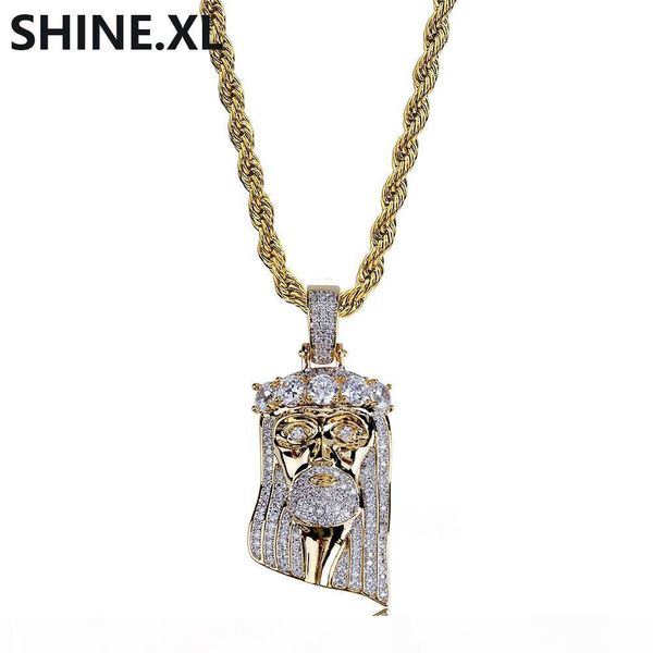 hip hop iced out copper gold color jesus christ piece head face pendants necklaces for men jewelry, Silver
hip hop iced out copper gold color jesus christ piece head face pendants necklaces for men jewelry, Silver