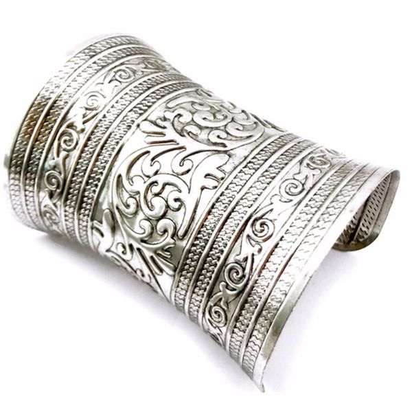 10cm*6.5cm vintage punk metallic gothic long wide vintage metal cuff curved bangle bracelet adjust gifts for lady girl 1pcs, Black
10cm*6.5cm vintage punk metallic gothic long wide vintage metal cuff curved bangle bracelet adjust gifts for lady girl 1pcs, Black