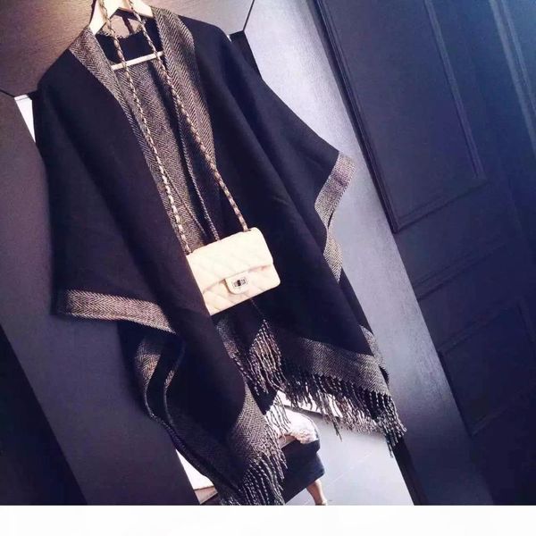 wholesale- vanled fashion winter women ponchos and capes female knitted blanket scarf new shawl wrap poncho cardigans sweater coat, Blue;gray
wholesale- vanled fashion winter women ponchos and capes female knitted blanket scarf new shawl wrap poncho cardigans sweater coat, Blue;gray