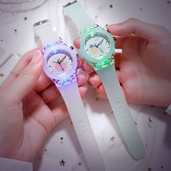 new creative children's silicone luminous watchluminous led student watch fashion korean style simple silicone quartz watch ins style, Blue
new creative children's silicone luminous watchluminous led student watch fashion korean style simple silicone quartz watch ins style, Blue