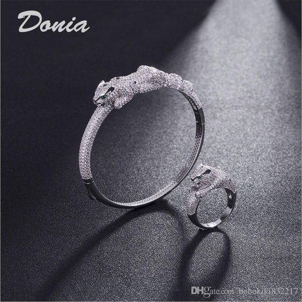 donia jewelry party european and american fashion exaggeration classic animal micro inlay zirconia bracelet ring set women's bracelet r, Black
donia jewelry party european and american fashion exaggeration classic animal micro inlay zirconia bracelet ring set women's bracelet r, Black