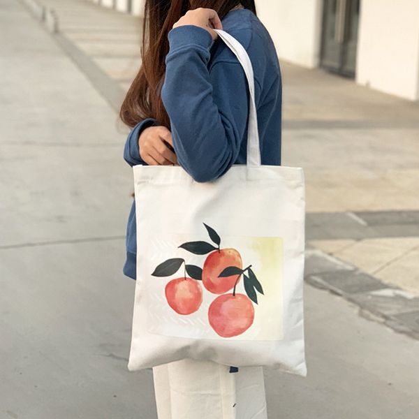 women canvas shoulder bags orange printing shopping bags eco reusable handbag tote students schoolbags black white
women canvas shoulder bags orange printing shopping bags eco reusable handbag tote students schoolbags black white