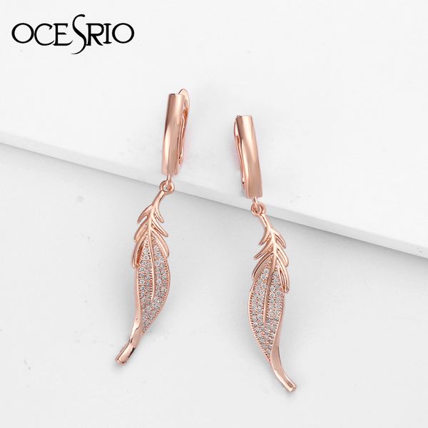 dangle & chandelier ocesrio women drop earrings cz 585 rose gold cut out leaf shaped dangling wedding party jewelry gifts ers-q34, Silver
dangle & chandelier ocesrio women drop earrings cz 585 rose gold cut out leaf shaped dangling wedding party jewelry gifts ers-q34, Silver