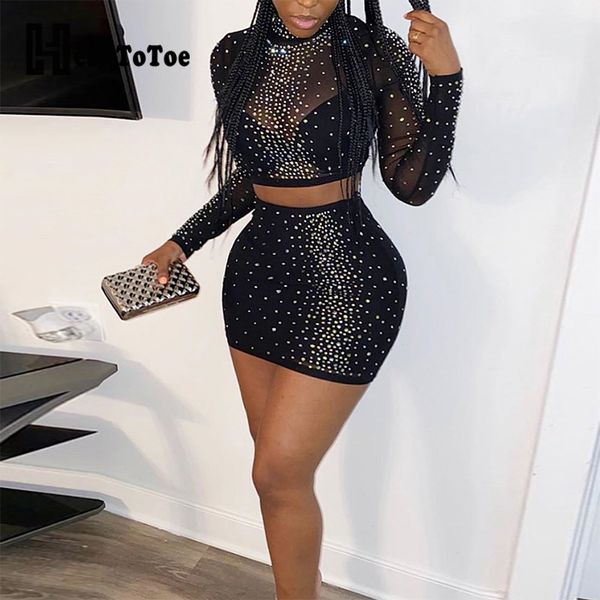 mesh rhinestone двухсекционный платье женщин 2 шт комплекты комплекты женские двухкусочный short crop top и мини-юбки set, White
mesh rhinestone двухсекционный платье женщин 2 шт комплекты комплекты женские двухкусочный short crop top и мини-юбки set, White