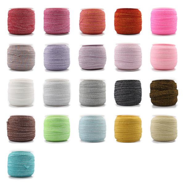 masokan 21colors 1pc=50yards 5/8" elastic glitter velvet ribbon ornaments metallic elastic band for kids girls hair accessories, Slivery;white
masokan 21colors 1pc=50yards 5/8" elastic glitter velvet ribbon ornaments metallic elastic band for kids girls hair accessories, Slivery;white