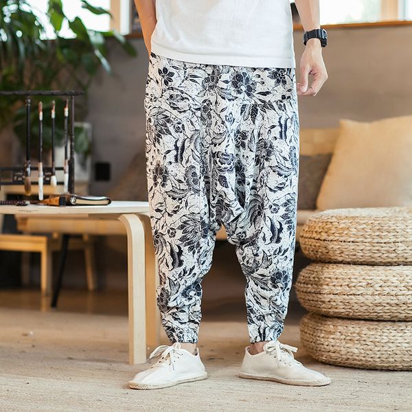 autumn cotton and linen loose hip-hop harem pants men's large size trend harlan pants men's summer moletom masculino, Black
autumn cotton and linen loose hip-hop harem pants men's large size trend harlan pants men's summer moletom masculino, Black