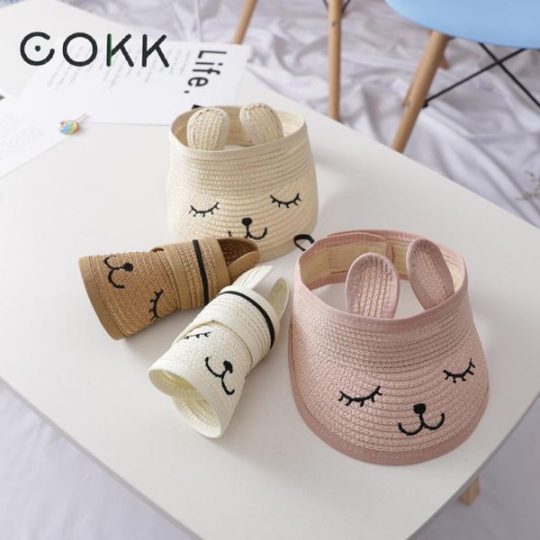 cokk children straw summer hats for baby girl boy kids sunshade visor empty lovely cartoon floppy sun hat beach cap, Blue;gray
cokk children straw summer hats for baby girl boy kids sunshade visor empty lovely cartoon floppy sun hat beach cap, Blue;gray