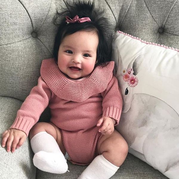 baby girl baby long-sleeved knitted jumpsuit ha-yi body sweater lotus leaf collar sweater wooden ear triangle climbing suit, Blue
baby girl baby long-sleeved knitted jumpsuit ha-yi body sweater lotus leaf collar sweater wooden ear triangle climbing suit, Blue