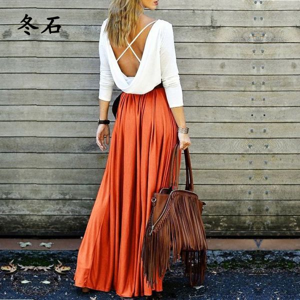 long skirt elegant style women pastel pleated rayon maxi skirts floor-length vintage saias women solid faldas, Black
long skirt elegant style women pastel pleated rayon maxi skirts floor-length vintage saias women solid faldas, Black