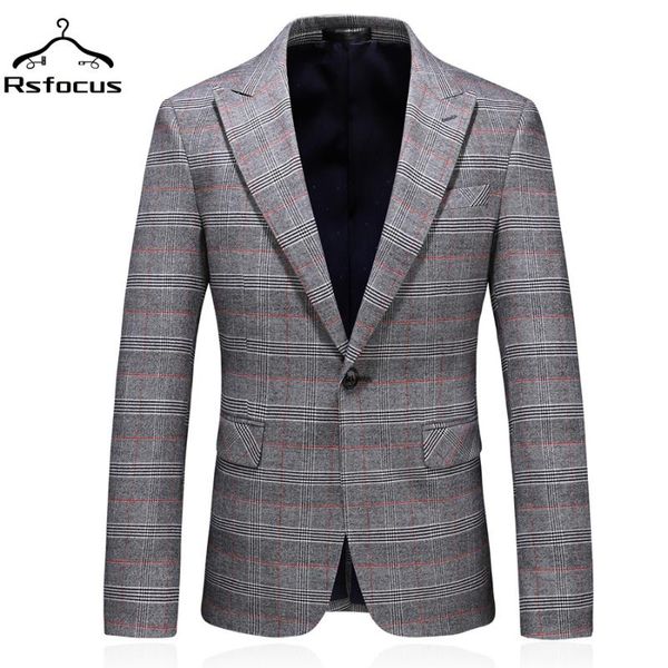 men's suits & blazers rsfocus 2021 autumn male plaid blazer jacket stylish 5xl veste mariage homme terno slim fit masculino mens casual, White;black
men's suits & blazers rsfocus 2021 autumn male plaid blazer jacket stylish 5xl veste mariage homme terno slim fit masculino mens casual, White;black