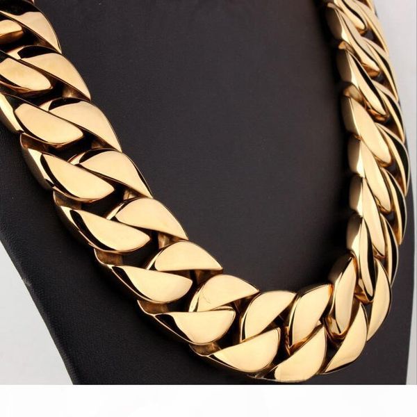 хип-хоп 18k позолоченный отполированный майами кубинский link ожерелье мужчины панк 32мм снаряженная цепи дракон-beard застежка 28, Silver
хип-хоп 18k позолоченный отполированный майами кубинский link ожерелье мужчины панк 32мм снаряженная цепи дракон-beard застежка 28, Silver
