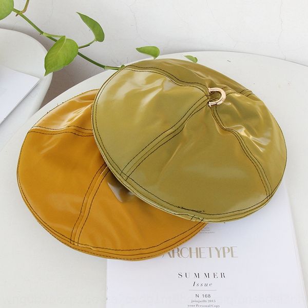 fashionable all-match pu leather metal ring female fashionable british pumpkin painter's hat beret beret painter hat, Blue;gray
fashionable all-match pu leather metal ring female fashionable british pumpkin painter's hat beret beret painter hat, Blue;gray
