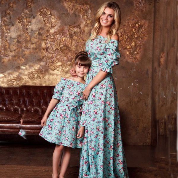 family matching outfits fashion mother and daughter vintage long dresses dress girls clothing family matching clothes, Blue
family matching outfits fashion mother and daughter vintage long dresses dress girls clothing family matching clothes, Blue