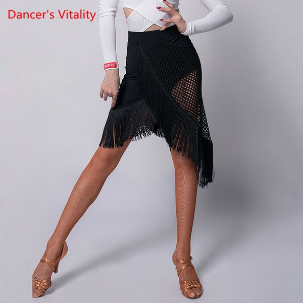 latin dance competition clothes female temperament tassel skirt new profession performance practice clothing, Black;red
latin dance competition clothes female temperament tassel skirt new profession performance practice clothing, Black;red