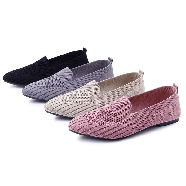 summer fashion women flats pointed toe comfort wedding ballerinas ladies workes shoes female flat footwear knit sandals slip-on, Black
summer fashion women flats pointed toe comfort wedding ballerinas ladies workes shoes female flat footwear knit sandals slip-on, Black