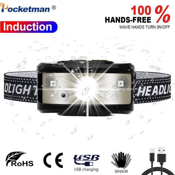 headlamps 8000lumens ir sensor headlight usb rechargeable xpg multifunction led headlamp fishing head light waterproof by 18650 battery
headlamps 8000lumens ir sensor headlight usb rechargeable xpg multifunction led headlamp fishing head light waterproof by 18650 battery