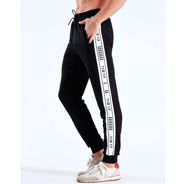mens joggers pants gyms fitness sportswear tracksuit bottoms skinny sweatpants trousers male stripe jogging sports casual pants, Black;blue
mens joggers pants gyms fitness sportswear tracksuit bottoms skinny sweatpants trousers male stripe jogging sports casual pants, Black;blue