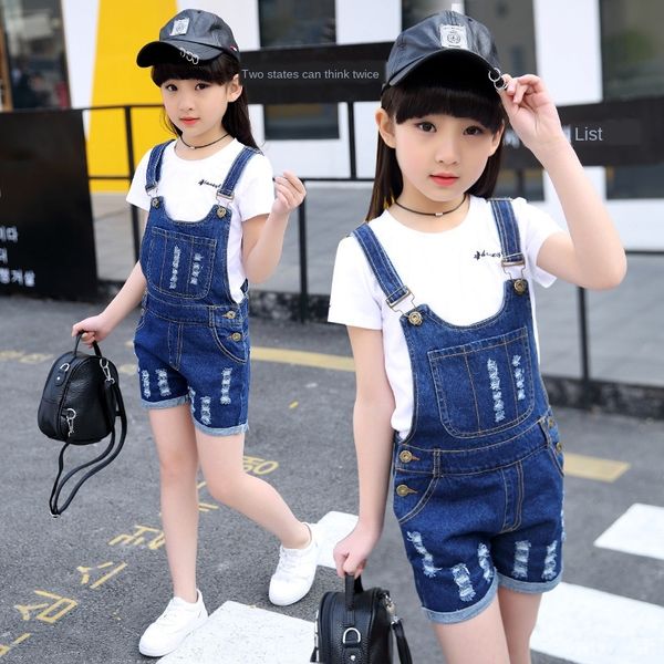 classic all-match children's suspender girls' summer wear medium and large children's hollow denim sling and shorts shorts fa, Blue
classic all-match children's suspender girls' summer wear medium and large children's hollow denim sling and shorts shorts fa, Blue